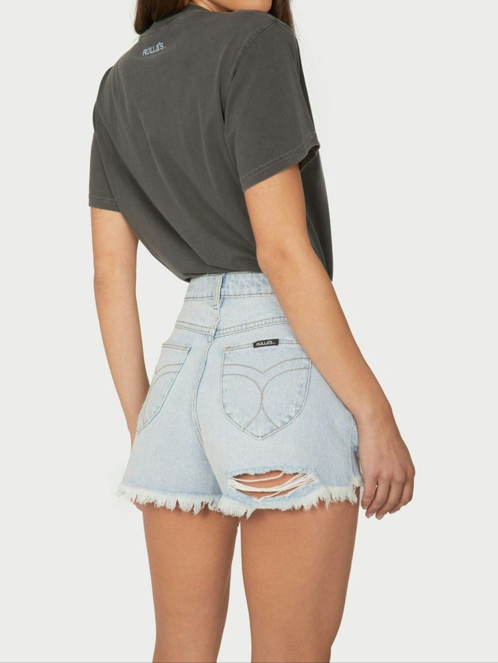 Rollas Dusters High Rise Slim Shorts - Size 29